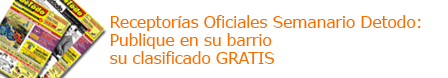 Receptorías Oficiales Semanario Detodo