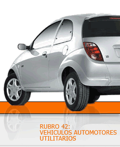RUBRO 42: VEHICULOS AUTOMOTORES - UTILITARIOS